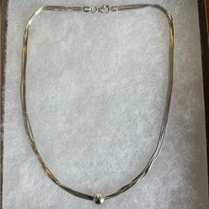 Silpada 925 Sterling Silver Thoreau Necklace N0914 Multi strand bead ball